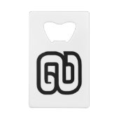 ラオス/ラオスNumber 9 / 9 / ໙ (Kao/Gao)ラオス クレジットカード栓抜き (裏面)