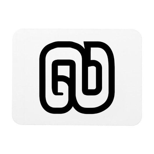 ラオス/ラオスNumber 9 / 9 / ໙ (Kao/Gao)ラオス マグネット (横)