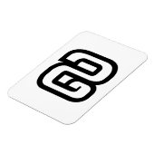 ラオス/ラオスNumber 9 / 9 / ໙ (Kao/Gao)ラオス マグネット (左側)