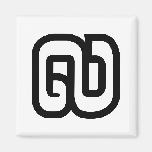 ラオス/ラオスNumber 9 / 9 / ໙ (Kao/Gao)ラオス マグネット (正面)