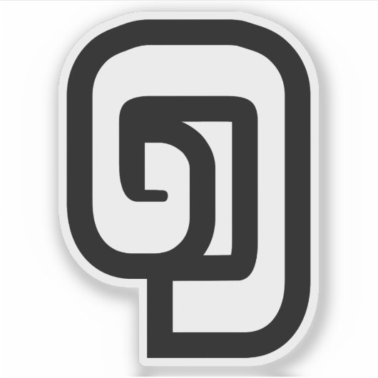 ラオス/ラオスNumber One / 1 / ໑ (Nung/Nueng)ラオス シール (正面)