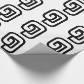 ラオス/ラオスNumber One / 1 / ໑ (Nung/Nueng)ラオス ラッピングペーパー (角)