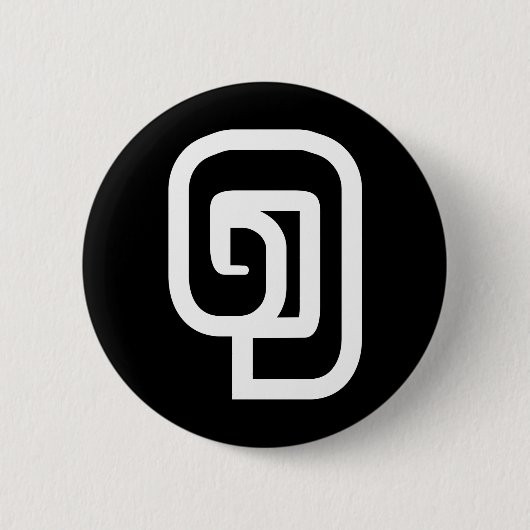 ラオス/ラオスNumber One / 1 / ໑ (Nung/Nueng)ラオス 缶バッジ (正面)