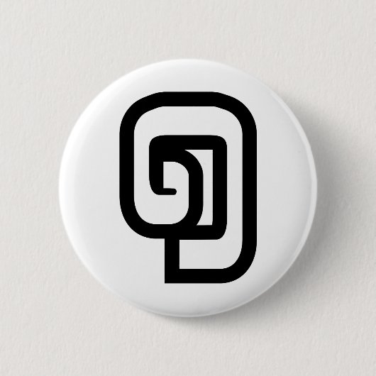 ラオス/ラオスNumber One / 1 / ໑ (Nung/Nueng)ラオス 缶バッジ (正面)