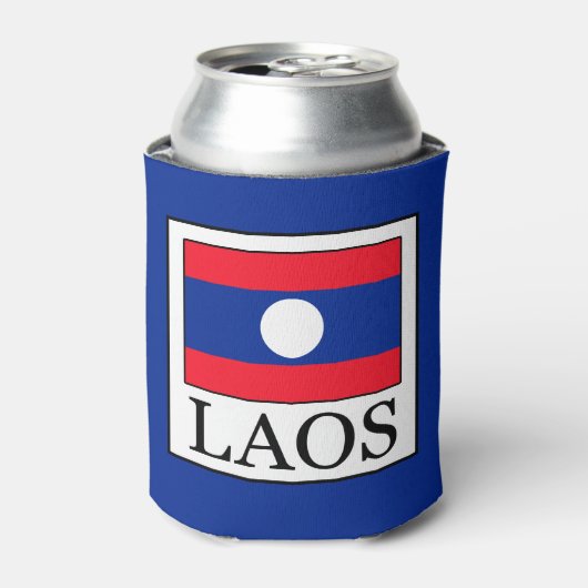 ラオス 缶クーラー (缶正面)