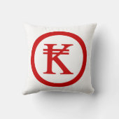 ラオスKipラオス/ラオスのマネーサイン クッション (裏面)