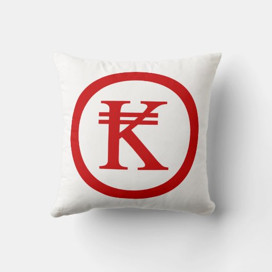 ラオスKipラオス/ラオスのマネーサイン クッション (裏面)