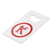 ラオスKipラオス/ラオスのマネーサイン クレジットカード栓抜き (裏面アングル)