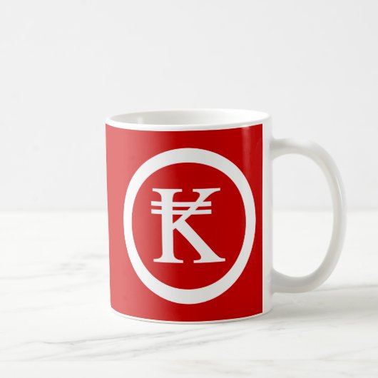 ラオスKipラオス/ラオスのマネーサイン コーヒーマグカップ (右)