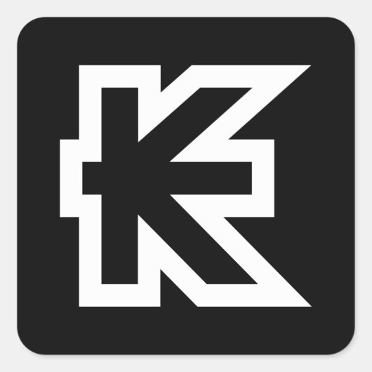 ラオスKipラオス/ラオスのマネーサイン スクエアシール (正面)