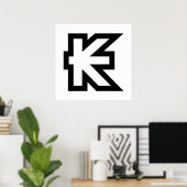 ラオスKipラオス/ラオスのマネーサイン ポスター (ホームオフィス)