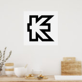 ラオスKipラオス/ラオスのマネーサイン ポスター (キッチン)