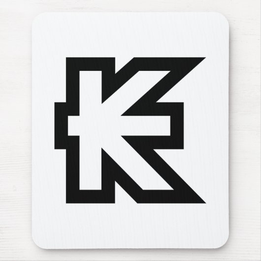 ラオスKipラオス/ラオスのマネーサイン マウスパッド (正面)