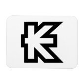 ラオスKipラオス/ラオスのマネーサイン マグネット (横)