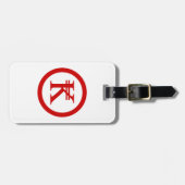 ラオスKipラオス/ラオスのマネーサイン ラゲッジタグ (正面横)