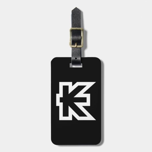 ラオスKipラオス/ラオスのマネーサイン ラゲッジタグ (正面縦)