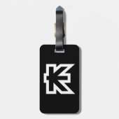 ラオスKipラオス/ラオスのマネーサイン ラゲッジタグ (裏面縦)