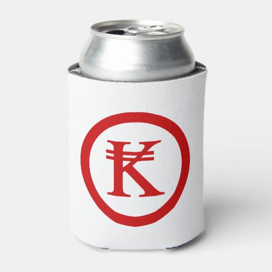 ラオスKipラオス/ラオスのマネーサイン 缶クーラー (缶正面)