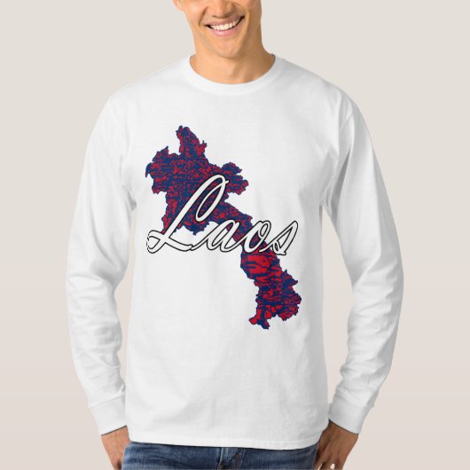 ラオスTシャツ Tシャツ (正面)