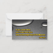 ラオスTzu感動的引用文「インテリジェンス」 ノートカード (正面)