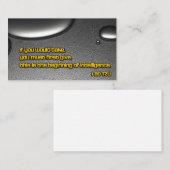 ラオスTzu感動的引用文「インテリジェンス」 ノートカード (正面/裏面)