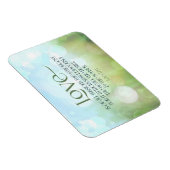 ラオスTzu感動的引用文"愛"フレキシブル マグネット (右側)