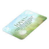 ラオスTzu感動的引用文"愛"フレキシブル マグネット (左側)