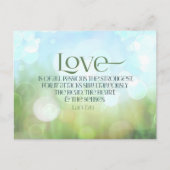 ラオスTzu感動的引用文"愛" ポストカード (正面)