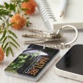 ラオスTzu感動的引用文"自然" キーホルダー (正面右)