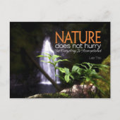 ラオスTzu感動的引用文"自然" ポストカード (正面)