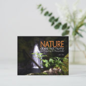 ラオスTzu感動的引用文"自然" ポストカード (スタンド正面)