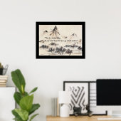 ラオスTzu Time is Created引用文 ポスター (ホームオフィス)