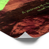 ラオチュカスタム引用文ロンリーマウンテンポスター ポスター (角)