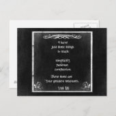 ラオチュ感動的引用文オンザシャルボードデザイン ポストカード (正面/裏面)