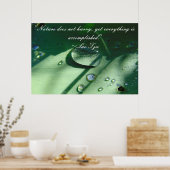 ラオチュ自然引用文ポスター ポスター (キッチン)