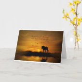 ラオツグフォーマス引用文勇気付けられるホース カード (黄色い花)