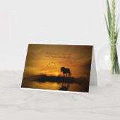 ラオツグフォーマス引用文勇気付けられるホース カード (正面)