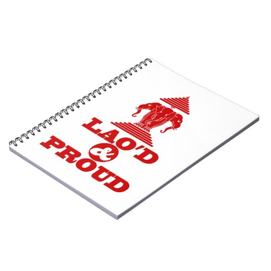 ラオド誇りを持ったン ノートブック (左側)