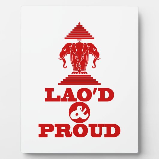 ラオド誇りを持ったン フォトプラーク (正面)