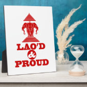 ラオド誇りを持ったン フォトプラーク (側面)