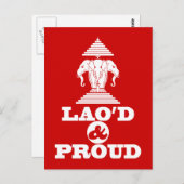 ラオド誇りを持ったン ポストカード (正面/裏面)