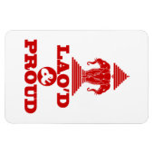 ラオド誇りを持ったン マグネット (横)