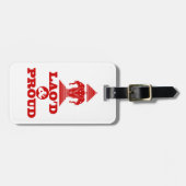 ラオド誇りを持ったン ラゲッジタグ (正面横)