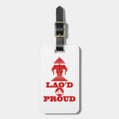 ラオド誇りを持ったン ラゲッジタグ (正面縦)