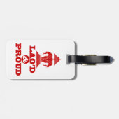 ラオド誇りを持ったン ラゲッジタグ (裏面横)