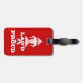 ラオド誇りを持ったン ラゲッジタグ (裏面横)