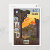 ラオンシティアトラクション，フランス ポストカード (正面/裏面)