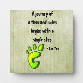 ラオ感動的ツー引用文 フォトプラーク (正面)