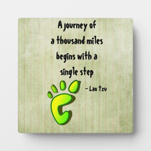 ラオ感動的ツー引用文 フォトプラーク (正面)