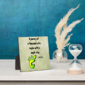 ラオ感動的ツー引用文 フォトプラーク (インサイチュ)